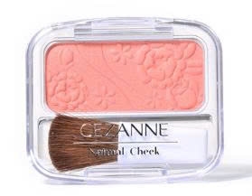 Phấn má hồng Cezanne  Natural Cheek 10 kèm cọ