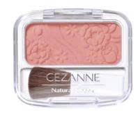 Phấn má hồng Cezanne  Natural Cheek 01 kèm cọ