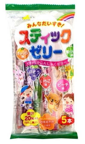 Thạch rau câu Ribon nước ép trái cây cô đặc 8 cái (131g)