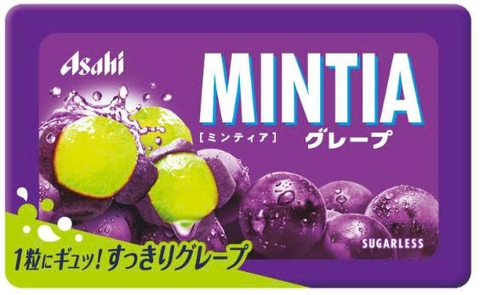Kẹo ngậm bạc hà Asahi Mintia Nho Tím