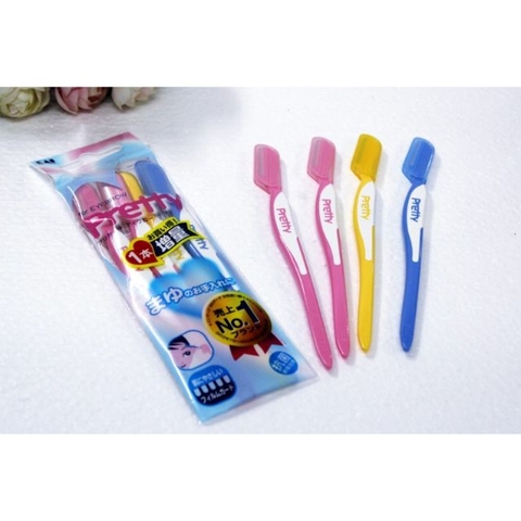 Dụng cụ cạo lông mặt Kai Pretty Fresh set 4