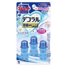 Gel WC set 3 hình bông hoa - hương HOA TƯƠI