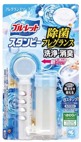 Gel khử mùi bồn cầu Kobayashi 28g Hương Bạc xà bông- trắng