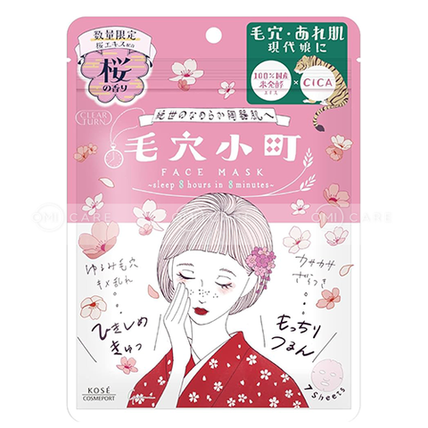 MẶT NẠ SE KHÍT LỖ CHÂN LÔNG CLEAR TURN HƯƠNG HOA ANH ĐÀO