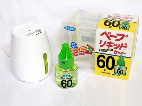 Máy đuổi muổi và tinh dầu đuổi muỗi nội địa Nhật Bản