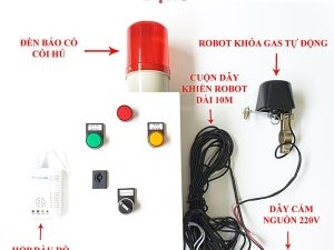 Tủ cảnh báo rò rỉ khóa gas tự động
