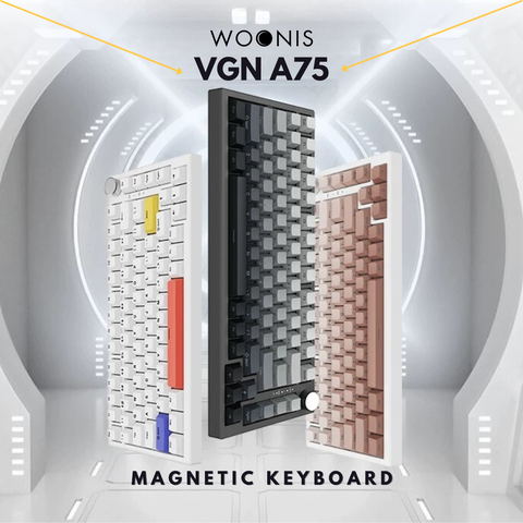 BÀN PHÍM CƠ GAMING HE VGN A75 HE | Rapid Trigger | 1000hz | RT 0.1mm