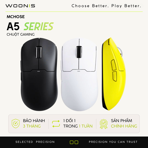 Chuột Gaming Không Dây MCHOSE A5 Pro / Pro Max