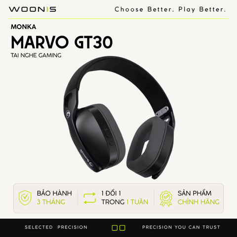 Monka Marvo Gt30 E-Sports Headphone Tri Mode Wireless