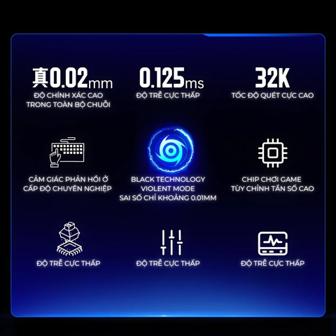 BÀN PHÍM CƠ GAMING HE MCHOSE ACE60/68 | Rapid Trigger | Scan-rate 128K | 8000hz
