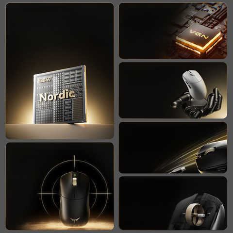 Chuột Gaming Không Dây VGN Dragonfly F2 Promax, Ultra+ Siêu nhẹ 51g, Cảm biến PAW3950 Flagship, Chip Nordic