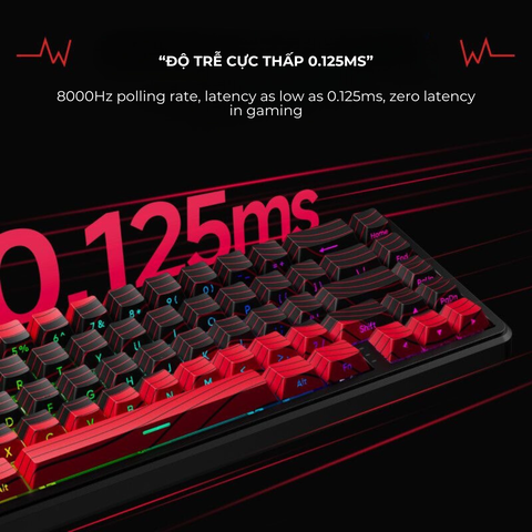 BÀN PHÍM CƠ GAMING HE BATTLE68 | Rapid Trigger | 1000hz | 8000hz