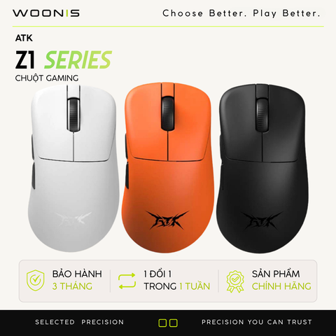 Chuột Gaming Không Dây VXE ATK Z1 Pro / Promax / Ultra