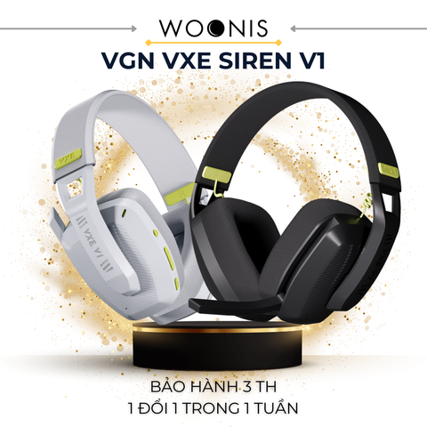 Tai nghe không dây gaming VGN VXE Siren V1 – 3 chế độ kết nối, pin 98 giờ, độ trễ thấp 15ms