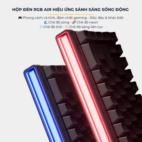 Mchose Ace 68 Air Pro | Bàn Phím Phím Từ Tính Chuyên Game 8K Hz, Độ Trễ 0.1ms, RGB 16.8 Triệu Màu