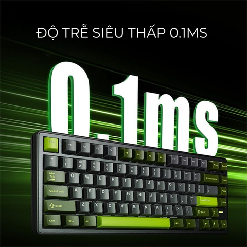 VGN Neon 75 | Bàn Phím Phím Từ Tính Chuyên Game Pin 8000mAh, 8K Hz, Độ Trễ 0.1ms, Scan Rate 256K, Accuracy 0.005mm, RGB 16.8 Triệu Màu