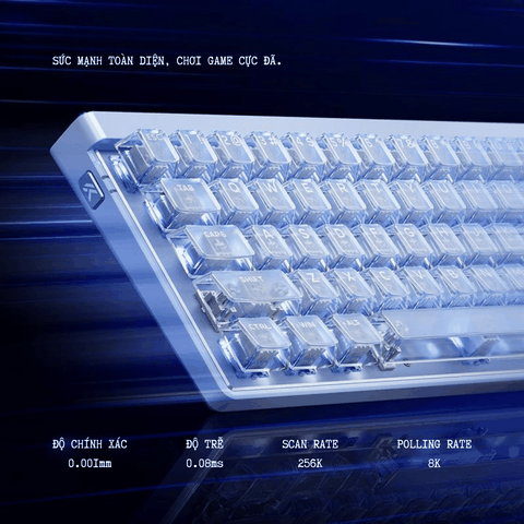 Bàn Phím Gaming HE Mchose Ace 68 Air 2 Rapid Trigger 0.001mm, Delay 0.08ms, RT Smart, Polling Rate 8K - Scan Rate 256k, Chip Flagship