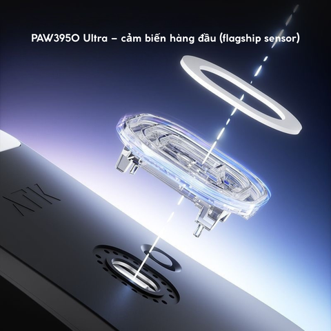 VGN ATK F1 V2 Series - Chuột Không Dây Nhẹ 38g, Cảm Biến PAW3950 Ultra, Polling Rate 8000Hz - Hiệu Suất Đỉnh Cao Cho Game Thủ