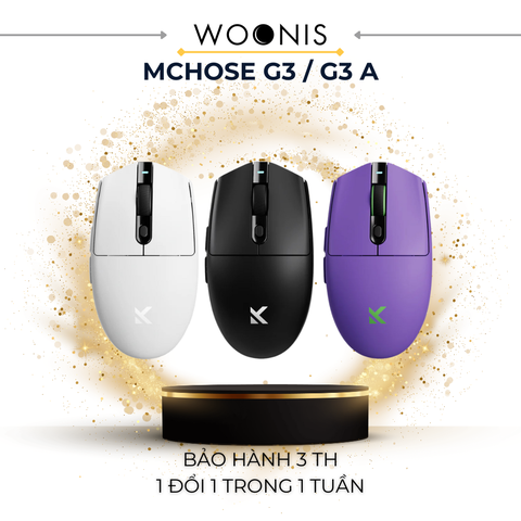 Chuột Gaming Không Dây MCHOSE G3 / G3 A 800mAh