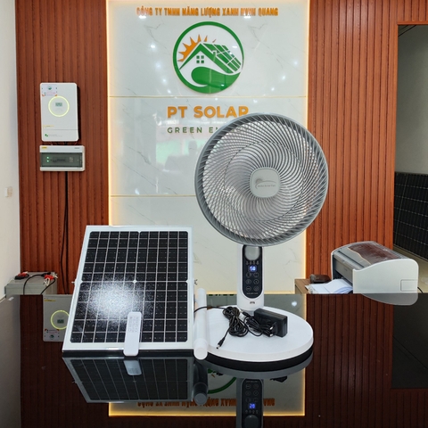 Quạt năng lượng mặt trời 30W cao cấp Akiko