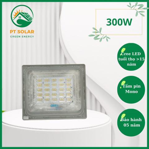 BLUE CARBON (200W - 500W)| Đèn pha năng lượng mặt trời - Bảo hành 5 năm