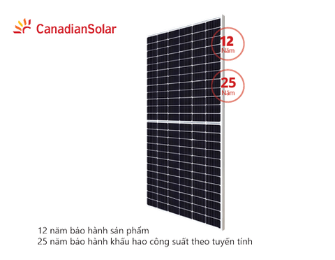 Tấm pin năng lượng mặt trời Canadian (425W - 450W)