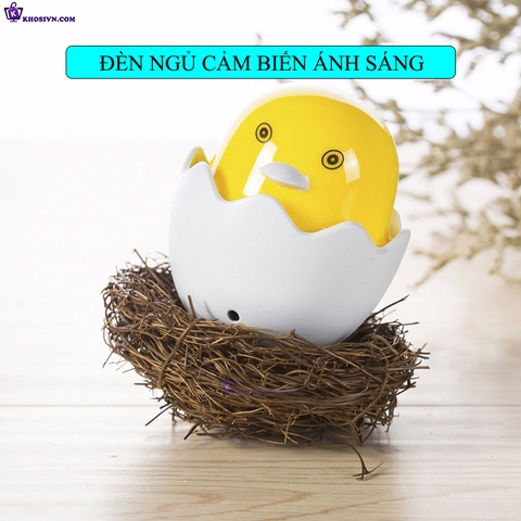 Đèn Ngủ Cảm Biến Ánh Sáng Mini Hình Con Vịt Gắn Tường Cute