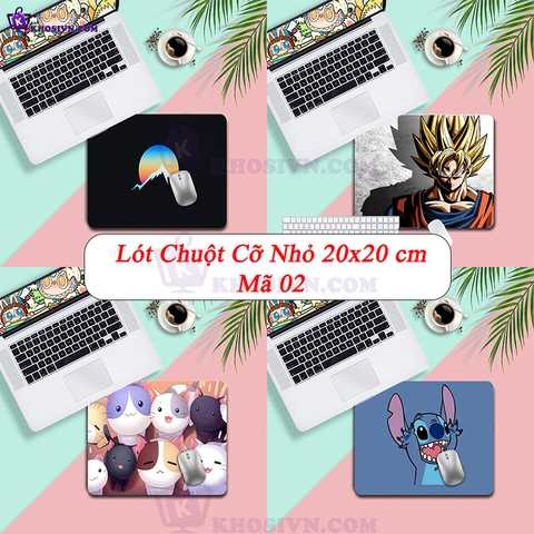 Lót Chuột Nhỏ 21 x 26cm Với Hơn 90+ Mẫu Dễ Thương Có Bo Viền - Mã 02