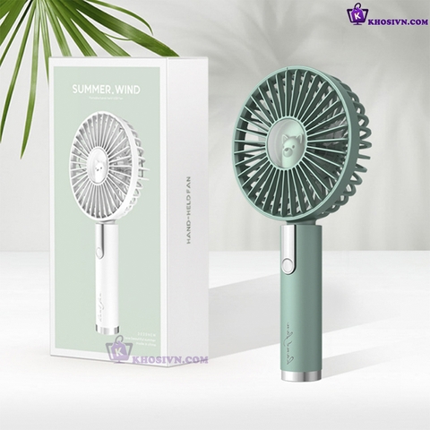 Quạt Cầm Tay Tích Điện Mini Sạc Điện Cute Gió Mạnh Handheld Fan - M102