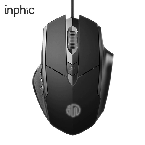Chuột Gaming Inphic Có Dây Giá Rẻ Cho Dân Văn Phòng Thiết Kế Công Thái Học - Inphic W1S