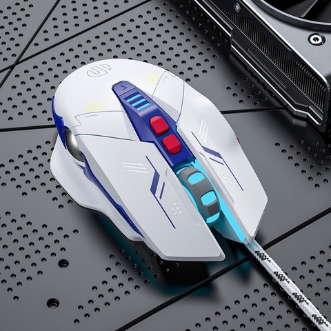 Chuột Gaming Inphic Có Dây Chuyên Game Dpi 7200 Siêu Nhạy Có LED RGB - Inphic W9