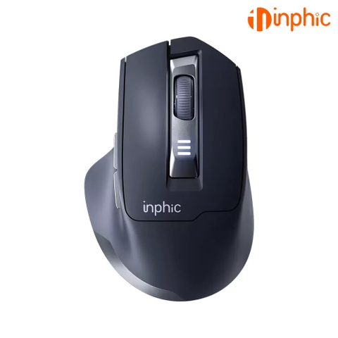 Chuột Gaming Inpic Không Dây Laptop Văn Phòng Công Thái Học Chống Mỏi Tay Kết Nối Wrieless 2.4G - Inphic M9
