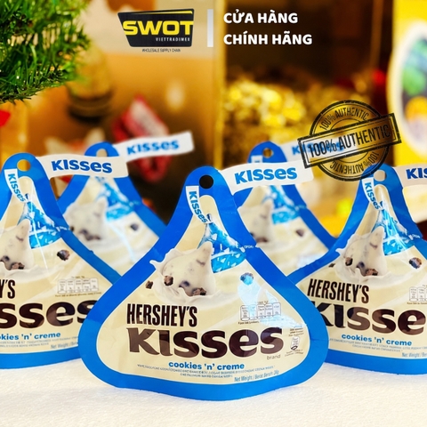 Socola Hershey's Kisses gói 36g, Chocolate nhập khẩu chính hãng, thơm ngon đặc biệt, không ngọt gắt - SWOT