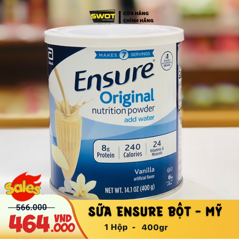SỮA ENSURE MỸ - 400Gr