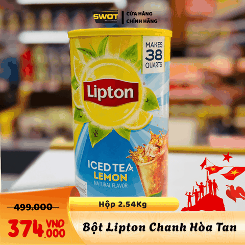 LIPTON BỘT HÒA TAN - MỸ, HỘP 2,54KG