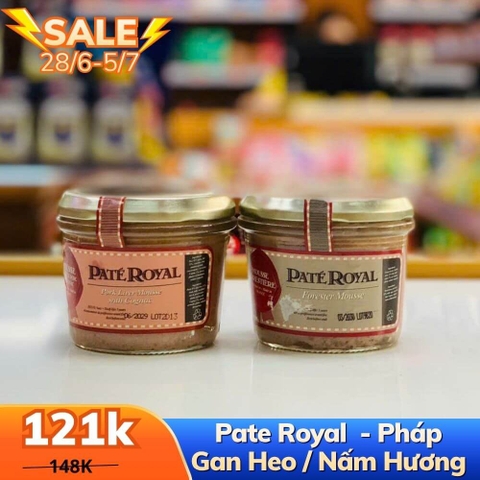 PATE ROYAL CỦA PHÁP - GAN HEO / NẤM HƯƠNG