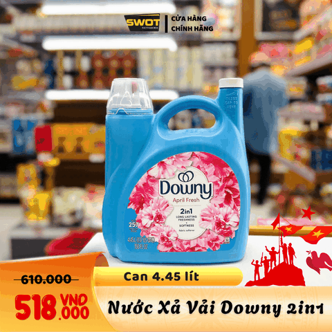 NƯỚC XẢ VẢI DOWNY - CAN 4.45 LÍT