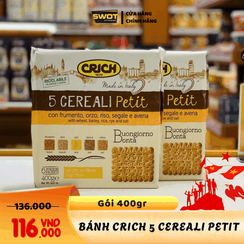 BÁNH CRICH NGỦ CỐC 5 LOẠI HẠT