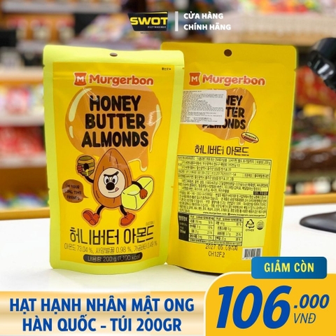 HẠT HẠNH NHÂN MẬT ONG HÀN QUỐC - TÚI 200GR