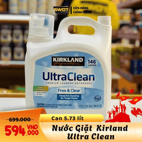 NƯỚC GIẶT KIRKLAND - MỸ - CAN 5.73 LÍT