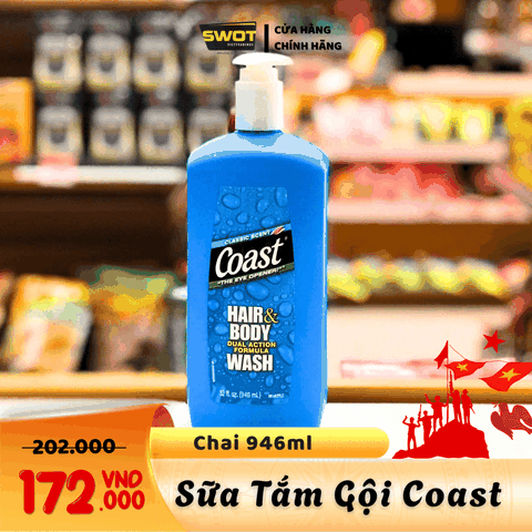 SỮA TẮM COAST - CHAI 946ML