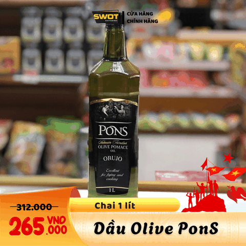 DẦU OLIVE PONS - CHAI 1 LÍT