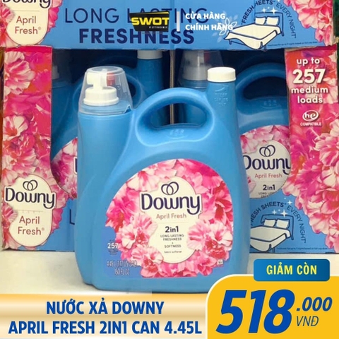 NƯỚC XẢ VẢI DOWNY APRIL FRESH - CAN 4.45 LÍT