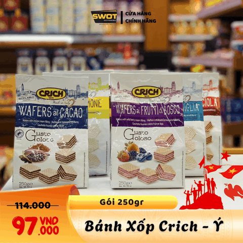 BÁNH XỐP CRICH CÁC LOẠI