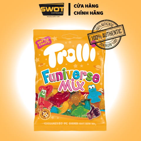 Kẹo Dẻo TROLLI Đức nhiều vị (HỘP + GÓI) - Với hương vị thơm ngon của kẹo dẻo, Trolli xứng đáng là 1 trong những thương hiệu kẹo dẻo ngon nhất thế giới - SWOT