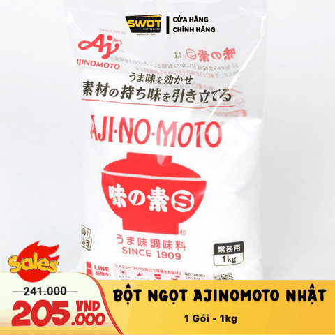 BỘT NGỌT AJINOMOTO - NHẬT, GÓI 1KG