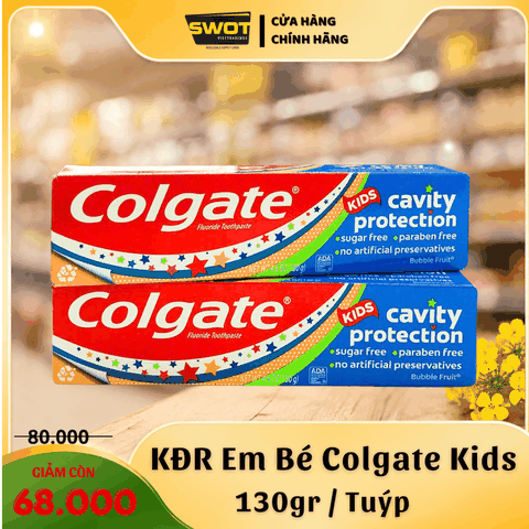 KEM ĐÁNH RĂNG EM BÉ CREST KIDS - 130GR