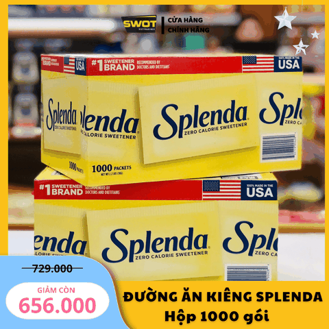 ĐƯỜNG ĂN KIÊNG SPLENDA - HỘP 1000 GÓI