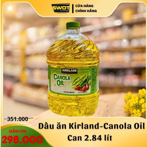 DẦU ĂN KIRKLAND - MỸ CHAI 2,84 LÍT