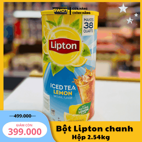 LIPTON BỘT HÒA TAN - MỸ, HỘP 2,54KG